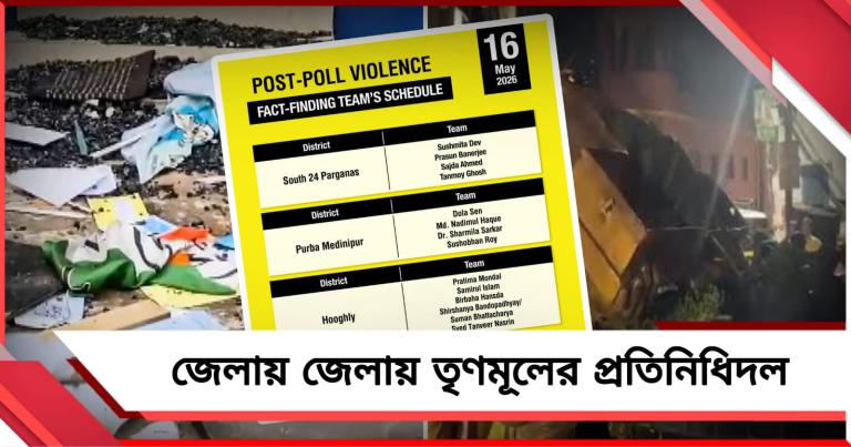 ভোট পরবর্তী হিংসায় আক্রান্ত দলীয় কর্মীরা: শনি থেকেই জেলায় জেলায় ফ্যাক্ট ফাইন্ডিং টিম