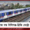 মেট্রোর কাজের জন্য বন্ধ টালিগঞ্জ থেকে ব্রিজি পরিষেবা