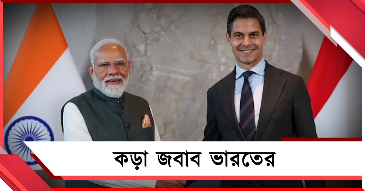সংখ্যালঘু ও সংবাদমাধ্যমের স্বাধীনতা নিয়ে নেদারল্যান্ডসের কটাক্ষ, কড়া জবাব ভারতের