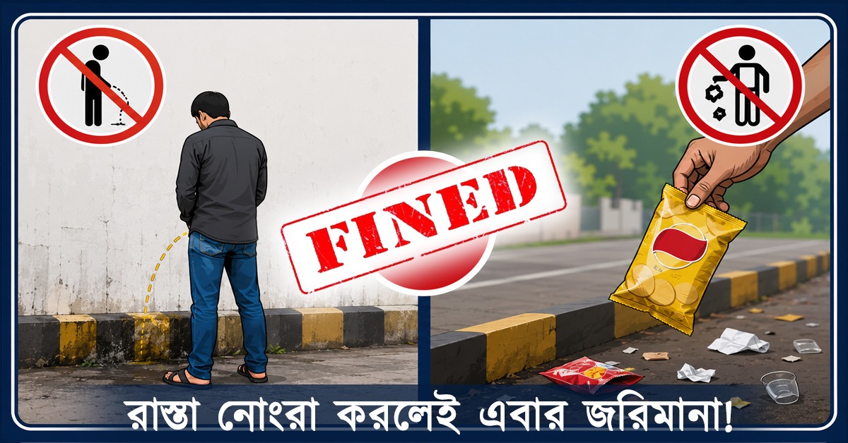 প্রকাশ্যে প্রস্রাব বা চিপসের প্যাকেট ফেললেই জরিমানা: আসছে ‘স্বচ্ছ অ্যাপ’