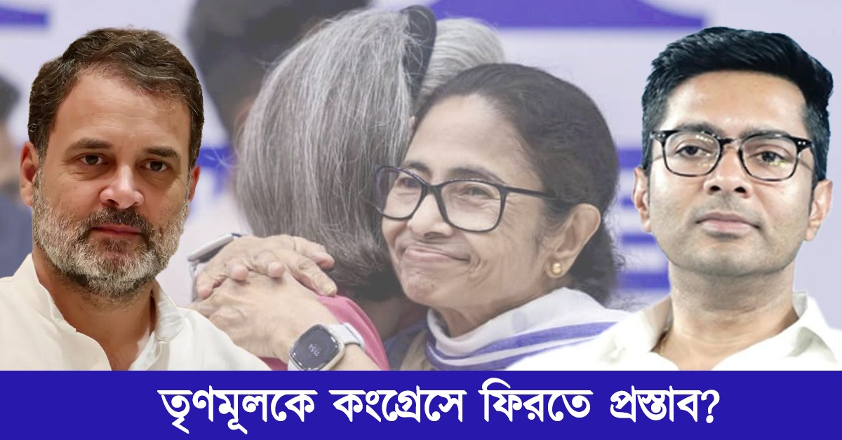 তৃণমূলকে কংগ্রেসে ফিরতে প্রস্তাব? জল্পনার মধ্যেই দিল্লিতে রাহুল-অভিষেক বৈঠক