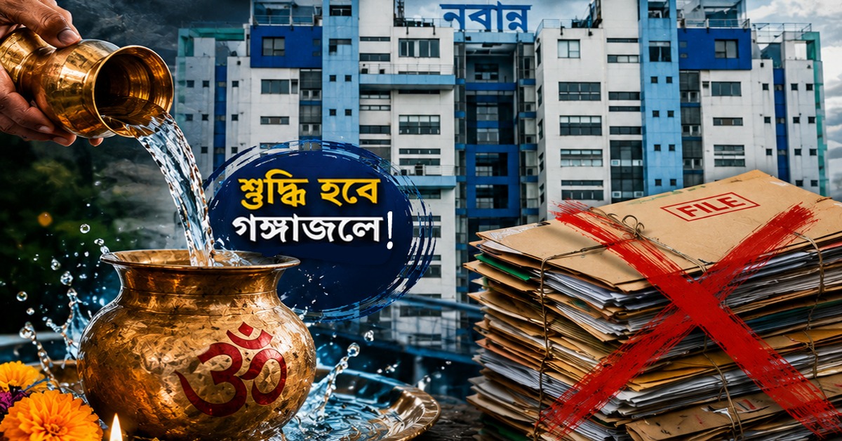 নবান্নে শুদ্ধিকরণ পর্ব? ফাইলের থেকে গুরুত্ব পাচ্ছে গঙ্গাজল