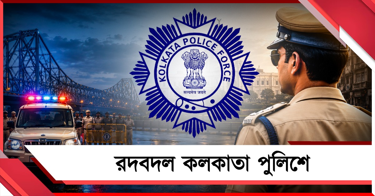 লক্ষ্য ভালো নজরদারি: কলকাতা পুলিশে এলাকাভিত্তিক রদবদল