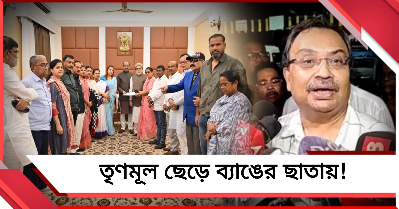 NCPI-তে যোগ দলত্যাগী সাংসদদের: ব্যাঙের ছাতায় কেন, প্রশ্ন তৃণমূলের