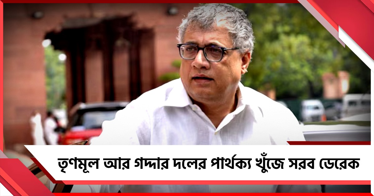 তৃণমূল আর 'গদ্দার দল'-এর পার্থক্য খুঁজে সরব ডেরেক