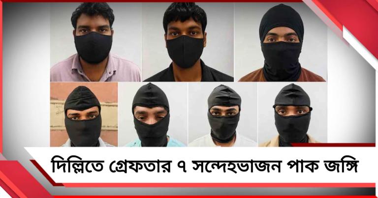 দিল্লিতে গ্রেফতার ৭ সন্দেহভাজন পাক জঙ্গি!