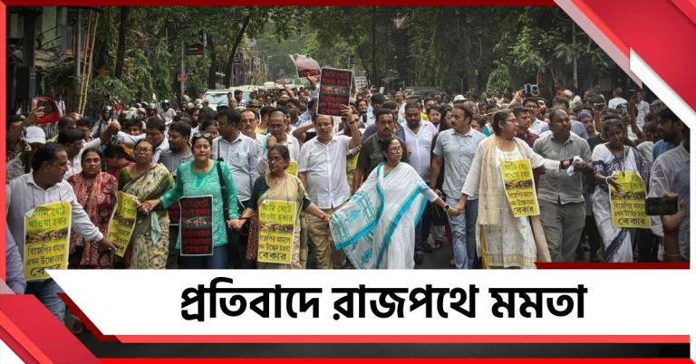 পুনর্বাসন ছাড়া বুলডোজার: হকার উচ্ছেদের প্রতিবাদে রাজপথে প্রতিবাদ মমতার