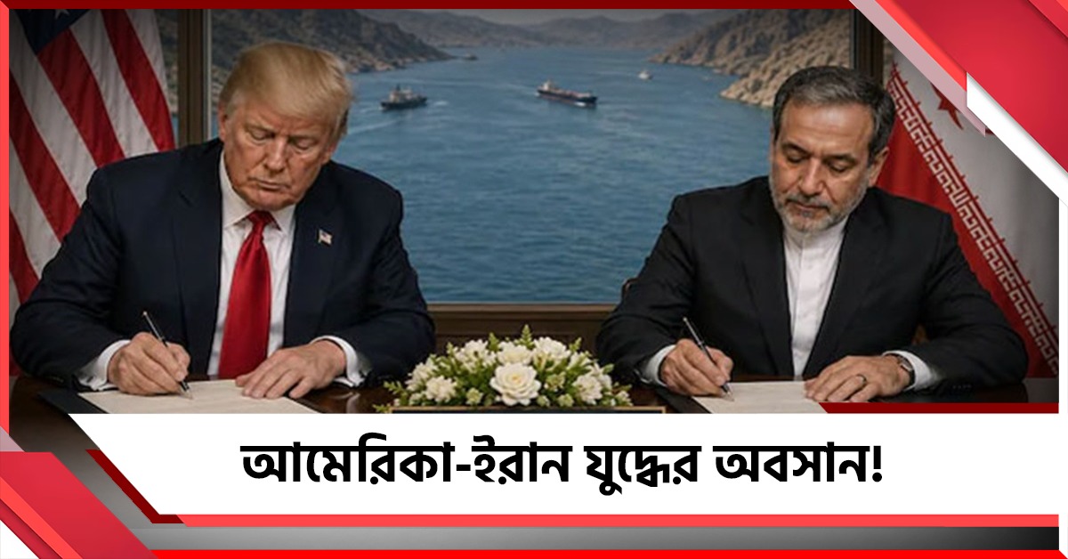 আমেরিকা-ইরান যুদ্ধের অবসান! স্বাক্ষর শান্তিচুক্তি, দেশে কমবে জ্বালানির দাম?