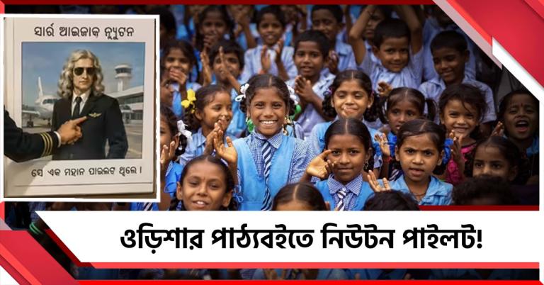 বিজেপির রাজ্যে আজব সিলেবাস: ওড়িশার পাঠ্যবইতে নিউটন পাইলট!