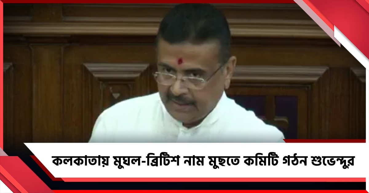 ইতিহাস না জেনেই নাম বদলের হিড়িক? কলকাতায় মুঘল-ব্রিটিশ নাম মুছতে কমিটি গঠন শুভেন্দুর