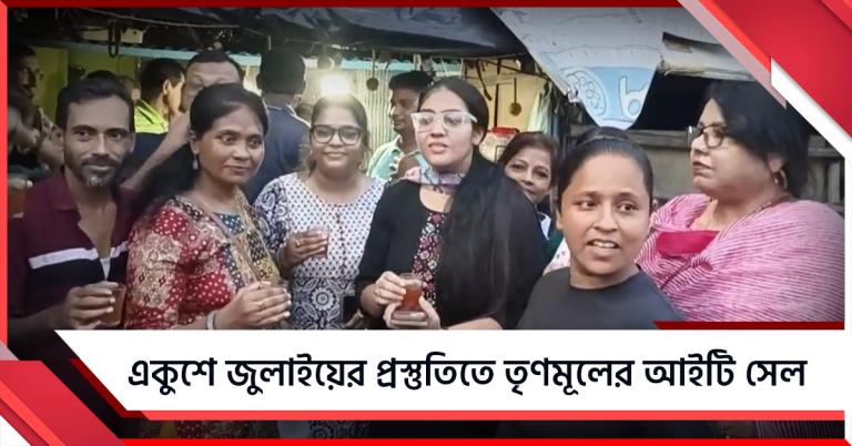 একুশে জুলাইয়ের প্রস্তুতিতে রাজ্য জুড়ে প্রচার, ময়দানে তৃণমূলের আইটি সেল